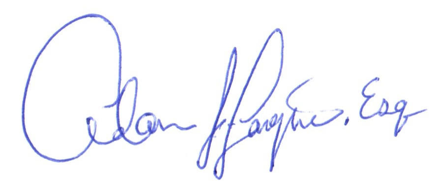 Adam Langino signature